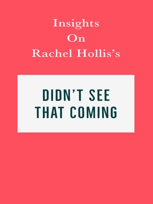 cover image of Insights on Rachel Hollis's Didn't See That Coming